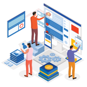 Live-Tech CMS dashboard on laptop